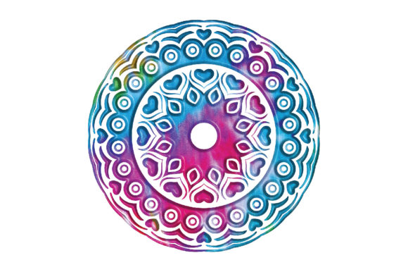 Download Tie Dye Floral Mandala Sublimation - Floral mandala Collection