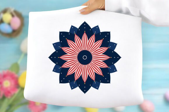 Download Patriotic Floral Mandala PNG - Floral mandala Collection