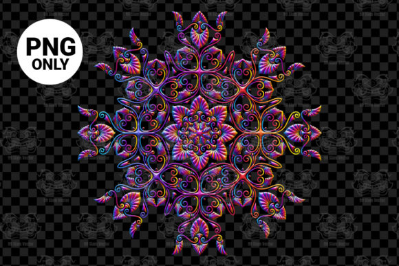 Download Colorful Floral Mandala Sublimation - Floral mandala Collection