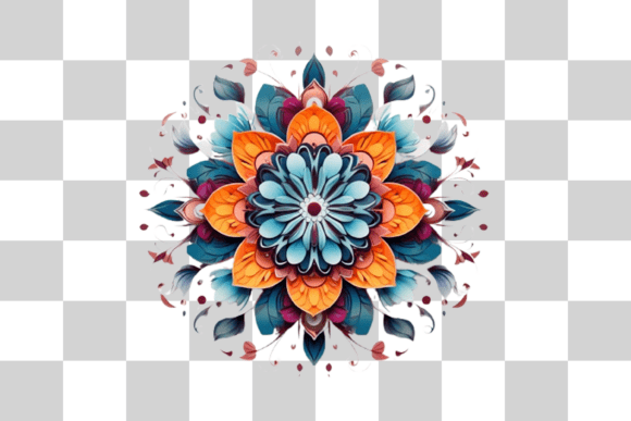 Download Abstract Floral Mandala Png - Floral mandala Collection